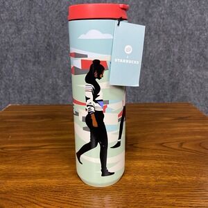 Starbucks + Damon Brown Black History 2024 Vacuum Insulated Tumbler 16oz New Art